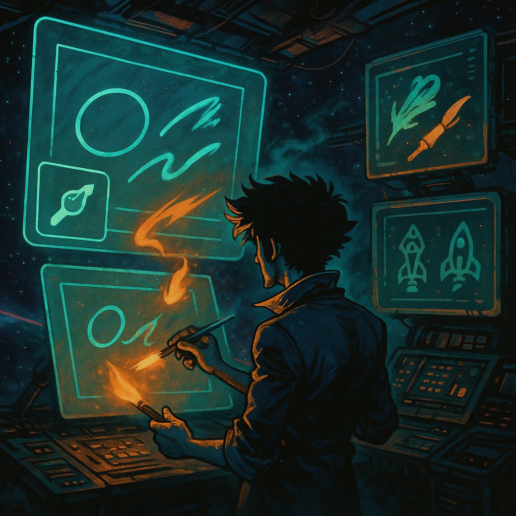 TonyIronDC's tweet photo. Figma just leveled up 🎨🖌️ New Pencil &amp; Brush tools let you sketch, paint, and even build custom brushes from vectors. Plus: smoother style navigation + smarter AI image editing with batch processing. 🚀 #Figma #DesignTools #AI https://t.co/6686m7Vnfo