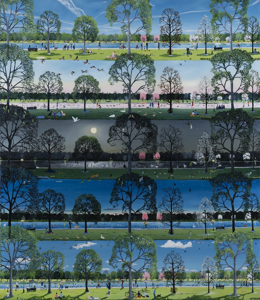 One day to the next, 2020 by UK painter Emma Haworth #WomensArt