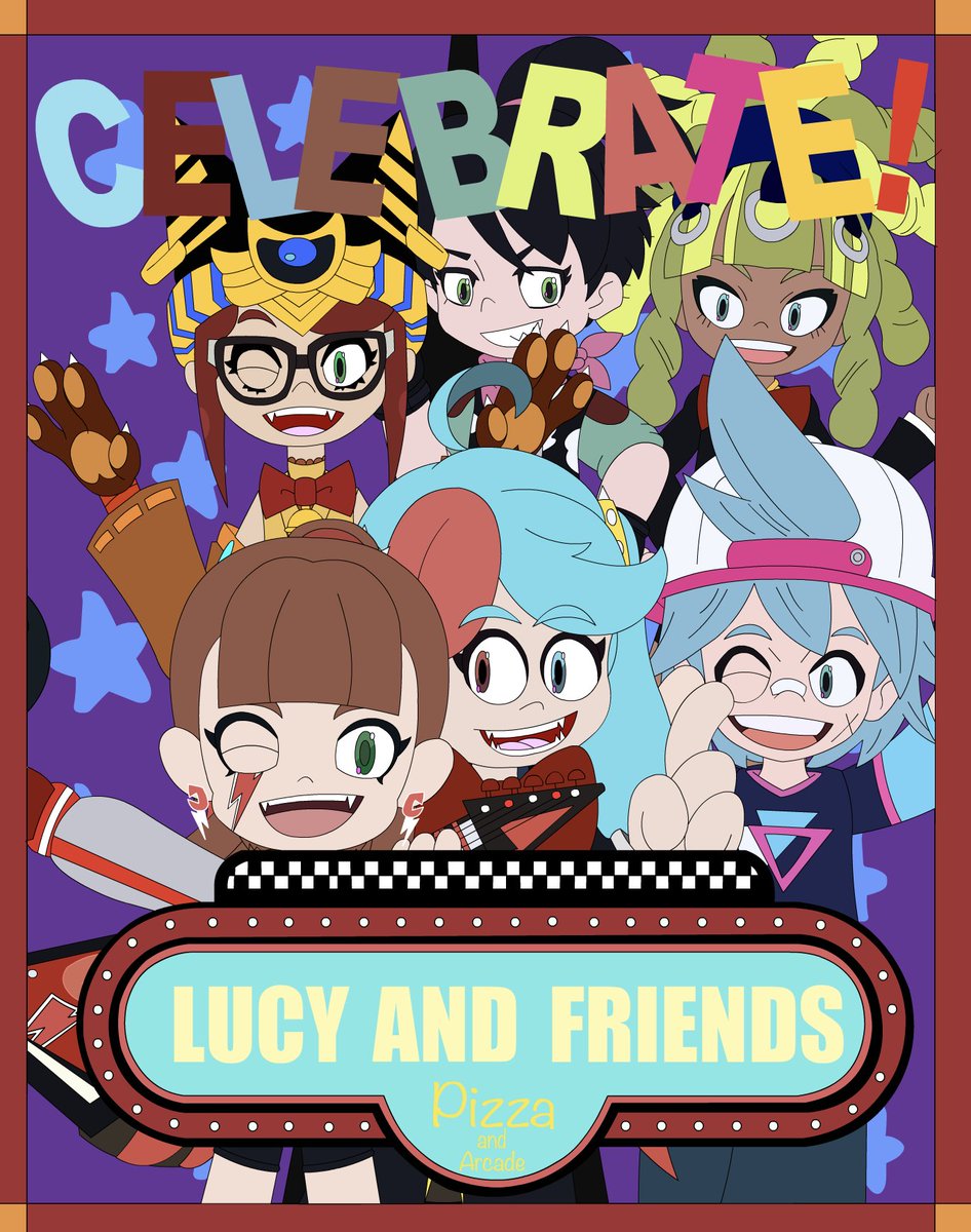 PeridotAlex003's tweet photo. Lucy and Friend's Pizza & Ice Cream New Posters Pt.2 to Enjoy!!! #Ninjala #FNAF📷📷 #FNAL @Frances_JackD https://t.co/bdAPAMoS5b