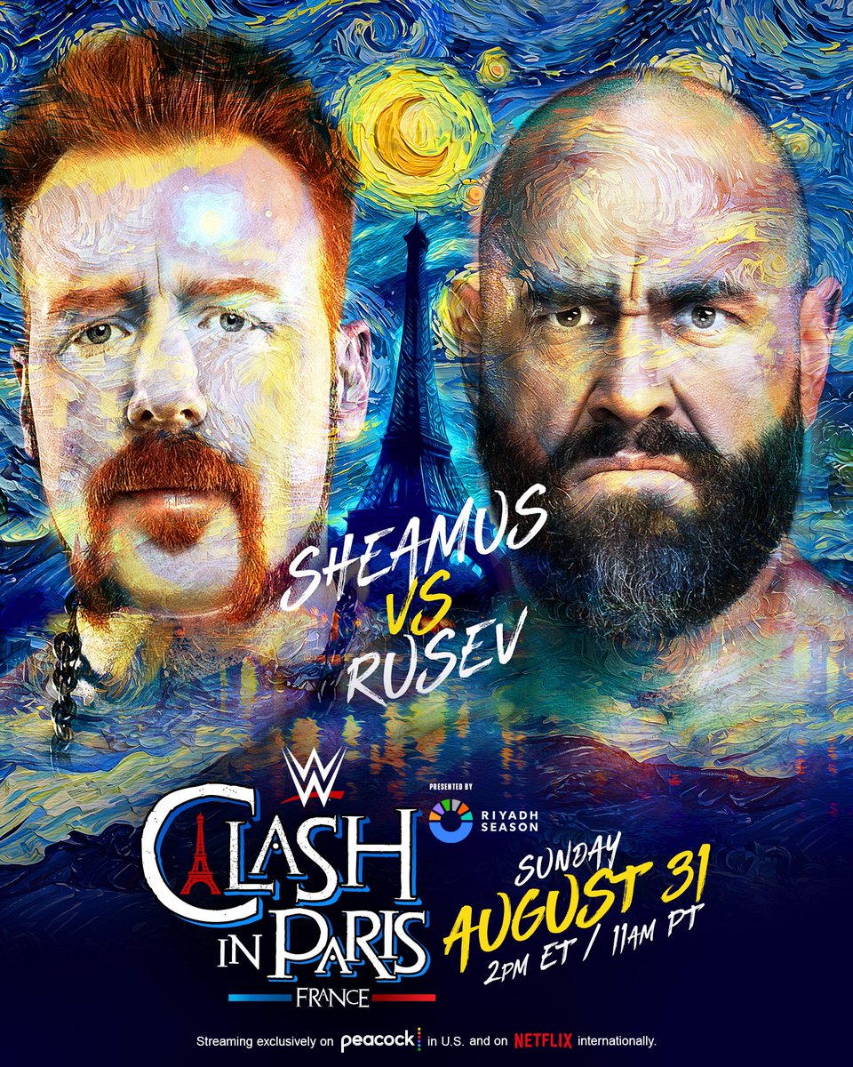 🚨 NEWS | WWE 

Sheamus et Rusev s'affronteront dans un Donnybrook Match lors de WWE Clash in Paris.
————
DrCatch
