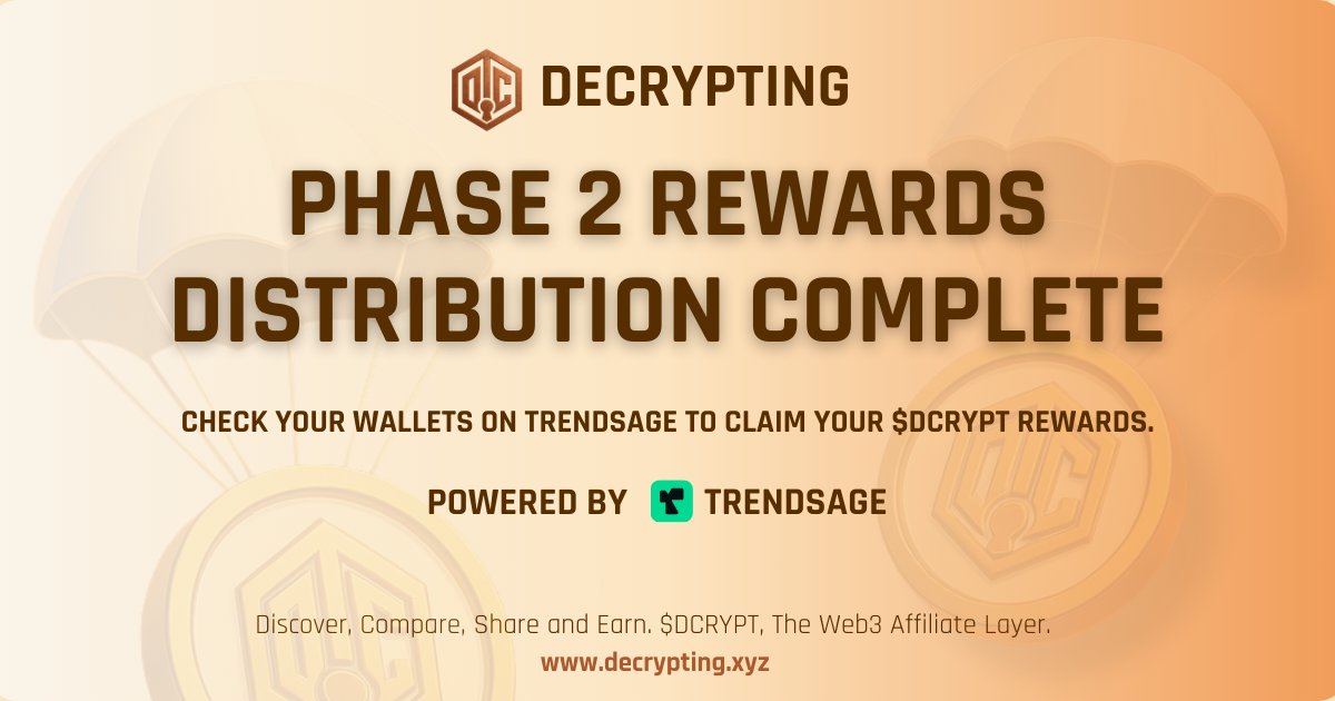 habeeb_taj19252's tweet image. 📚 CLASS IN SESSION: $DCRYPT Economics 305 – Rewardonomics &amp;amp; Real Yield Distribution

Good morning class. Your favorite Web3 lecturer is back with another hot topic that your group chats won’t teach you.

Today, we’re unpacking something special: The Phase 2 DCRYPT Rewards…