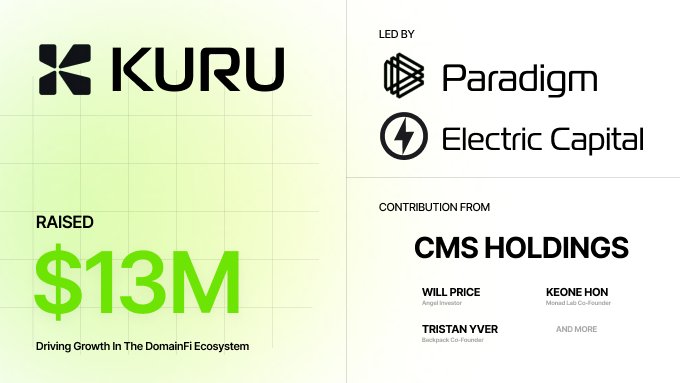 Daily Testnet Monad 
Kuru 
Backed by Paradigm
🏷️Go to: kuru.io/markets
▫️ Create wallet 
▫️ Deposit $Mon
▫️Tradi/create memecoin
▫️Done
Repeat every days
Make transactions frequently at Kuru, maybe in the future you will get rewards.
<a href="/monad/">Monad ⨀</a> <a href="/KuruExchange/">Kuru</a> 
#Monadtestnet