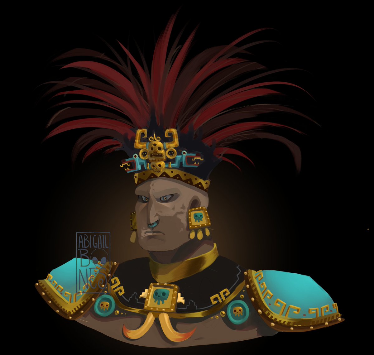 Abigail_B0nes's tweet photo. Lord Mictlán 
#lordmictlan #mayaylostres #mayaylostresfanart #mayaandthetree #mayaandthethreefanart #fanart #CLIPSTUDIOPAINT https://t.co/FwrmPLJYXi