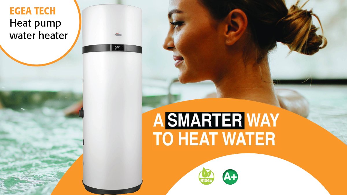 ♻EGEA TECH – renewable energy, solar ready, cascade up to 8 units.
✔ 200L &amp; 260L models
✔ 62°C via heat pump only
✔ 75°C with heating element
🟧 Quick to install
📄ow.ly/XvXU50WFSn9
#HeatPump #RenewableEnergy #Ferroli