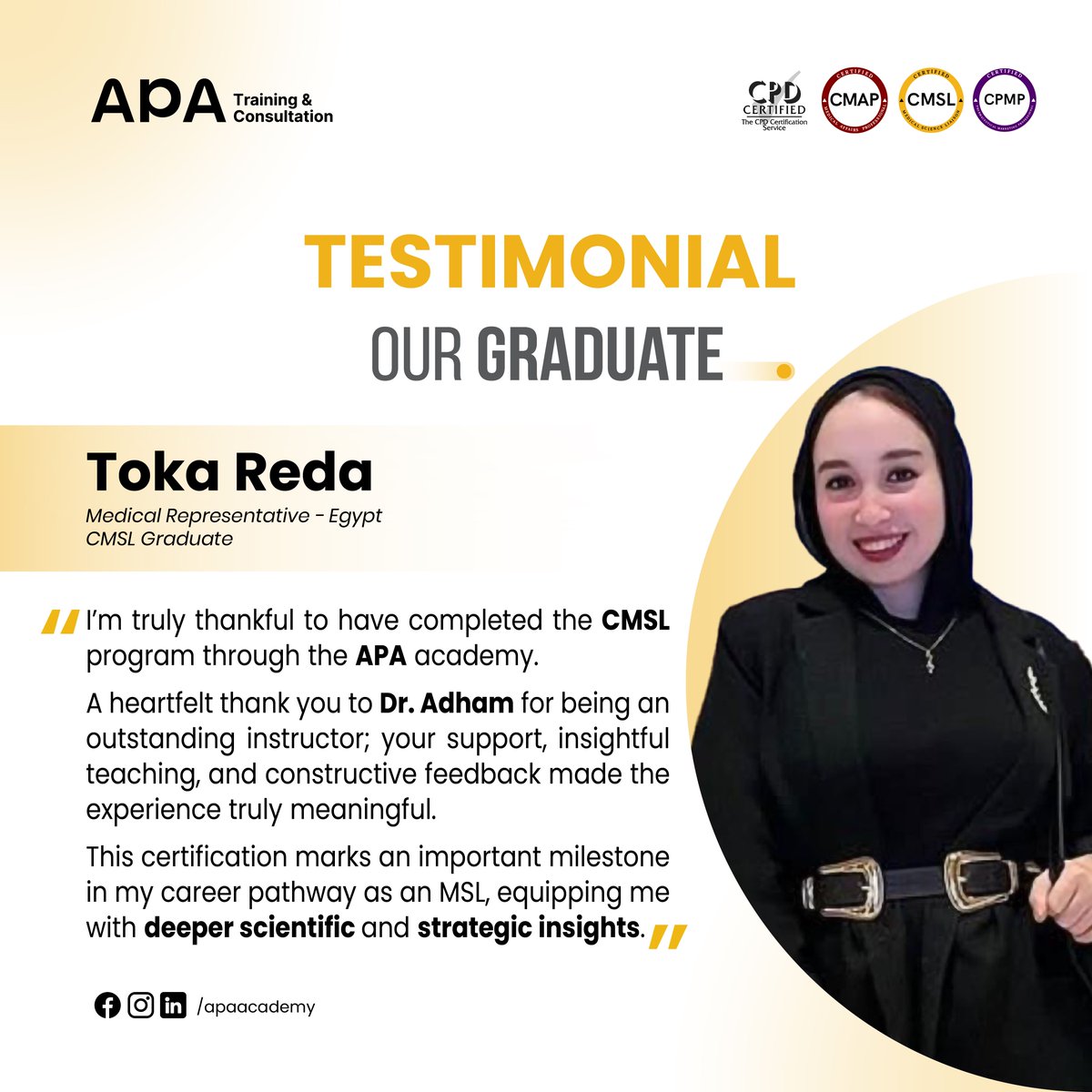 Academy Of Pharmaceutical Affairs (APA) tweet media