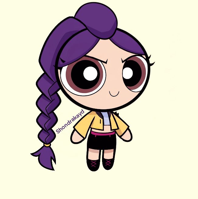 So I kinda mixed Rumi from Kpop Demon hunters with one of my favorite childhood trios the PowerPuff girls…
What do you think? 😳