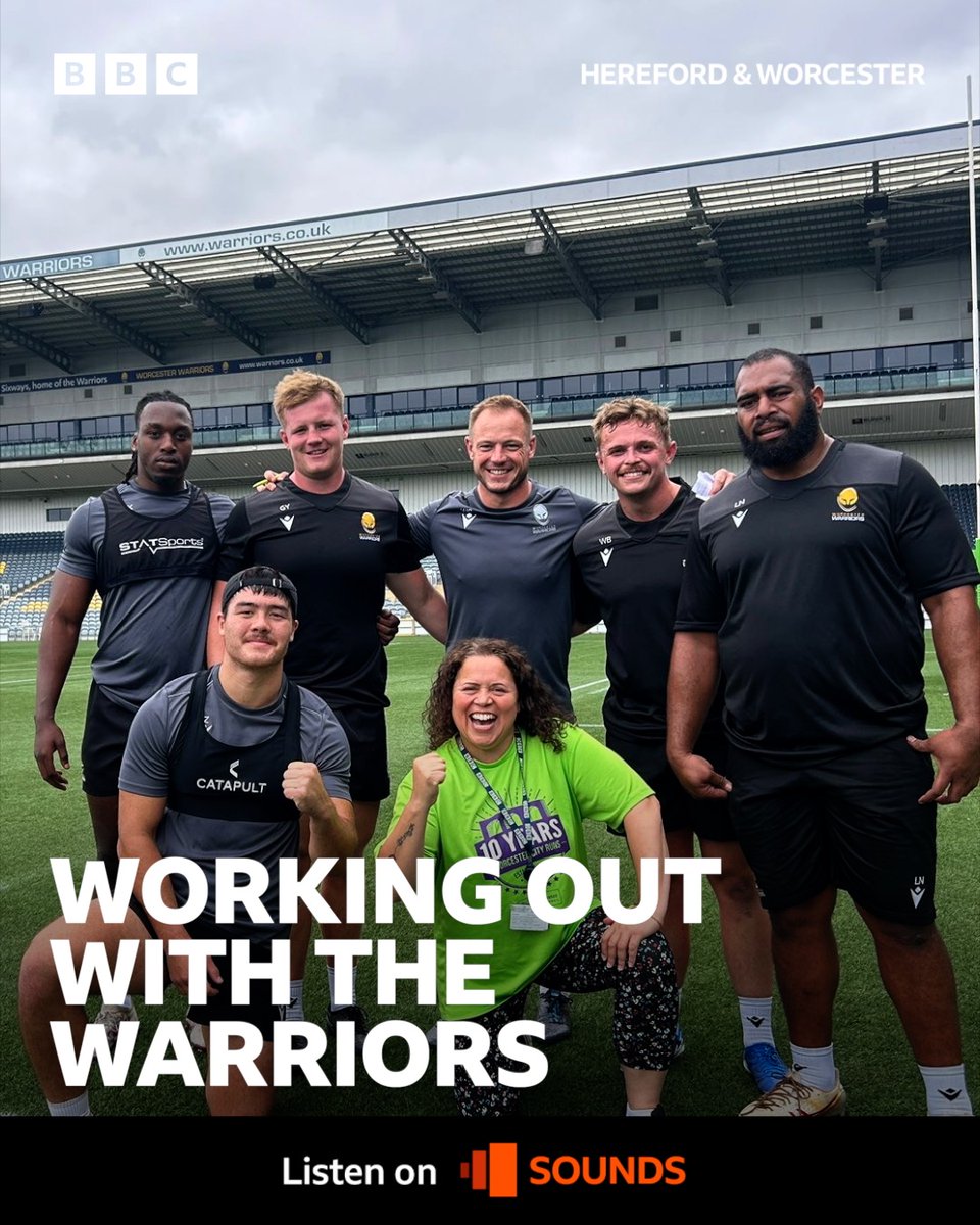 🏉 Behind the scenes with Worcester Warriors 🏉

Tammy Gooding has taken part in a training session at Sixways, in preparation for her 10k Worcester City run next month.

Hear how she got on 👉 bbc.in/45FAZ4c