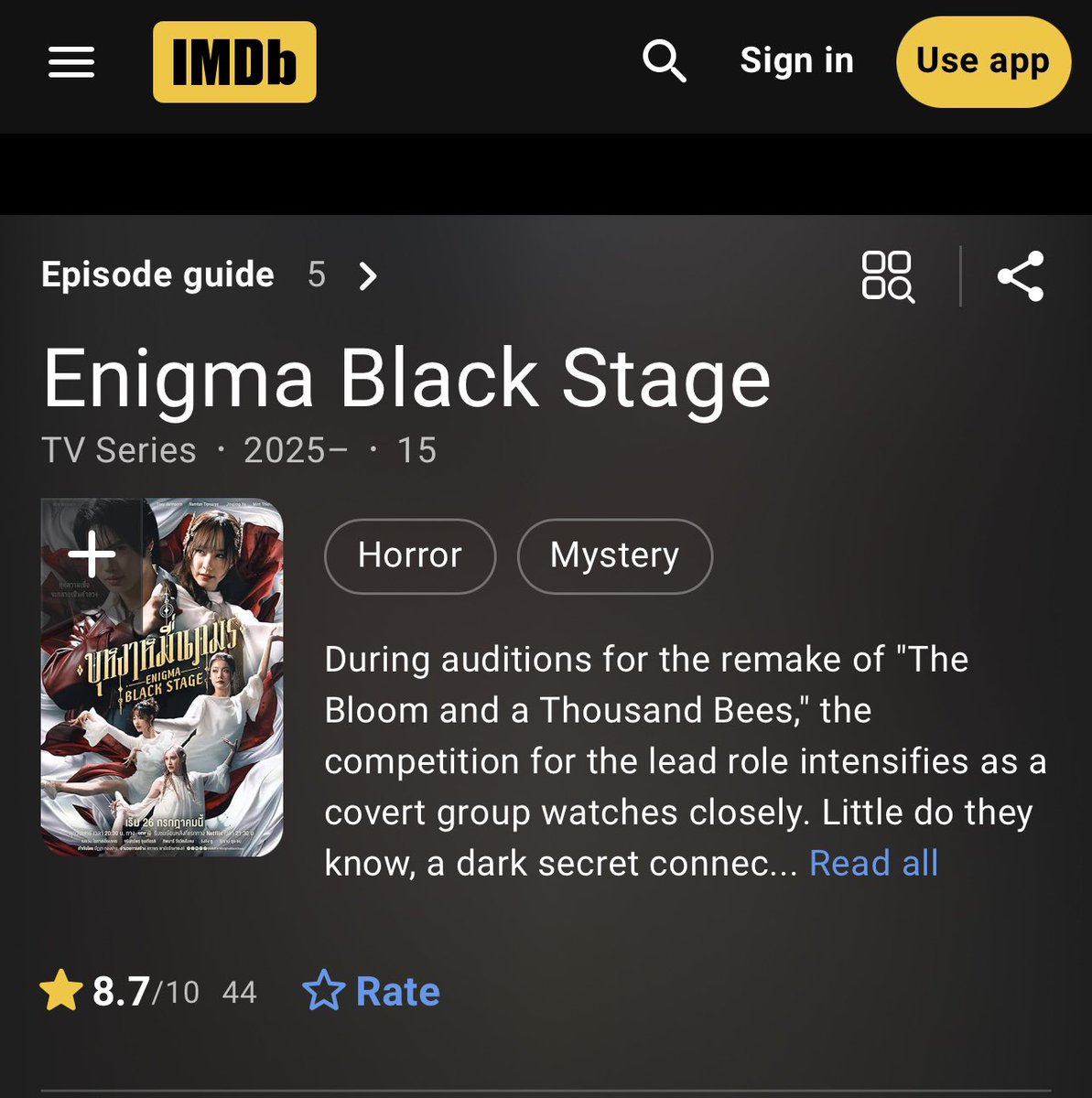 ดีใจแทนทีมงาน ผกก และ นักแสดงทุกคนมากๆๆๆๆๆๆๆ 👏🏻👏🏻👏🏻 #EnigmaBlackStage