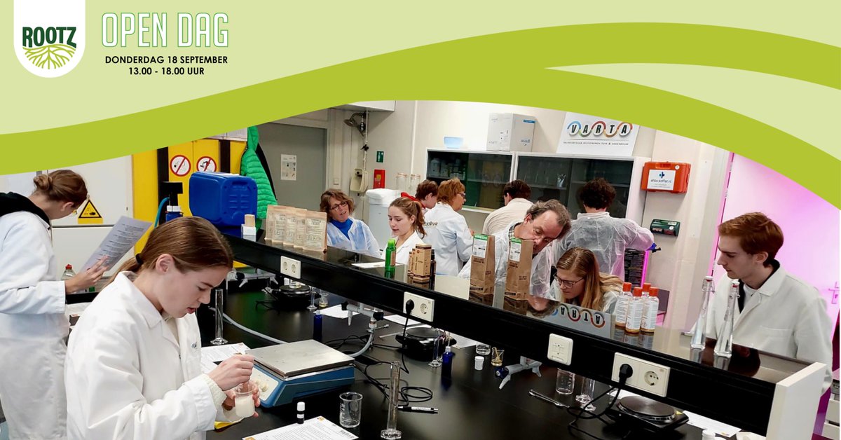 Wat ROOTZ zo bijzonder maakt? Dat je de hele sector bij elkaar ziet. Studenten, onderzoekers, ondernemers én beleidsmakers – ieder met hun eigen vragen en ideeën. 🌿

🎟️ Wil je dit zelf beleven? Schrijf je in voor de open dag op 18 september 
forms.office.com/e/knkfEXfbb6