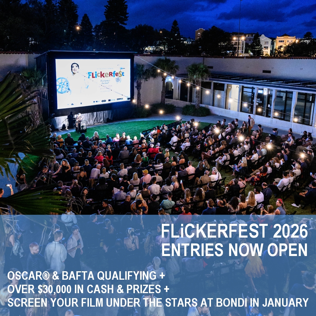 Flickerfest's tweet image. 🎉FLiCKERFEST 2026 Entries Now Open 📷Don’t miss your chance to shine under the stars at Flickerfest, Australia’s only Academy® Award and BAFTA Qualifying Short Film Festival, celebrating its 35th Fest in Jan 2026!  🎥 Enter NOW flickerfest.com.au/entries/