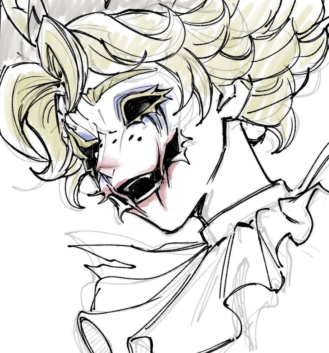 MP100nm_wolf's tweet photo. 描き方結構思い出してきた気がする https://t.co/0jeTv9syRb