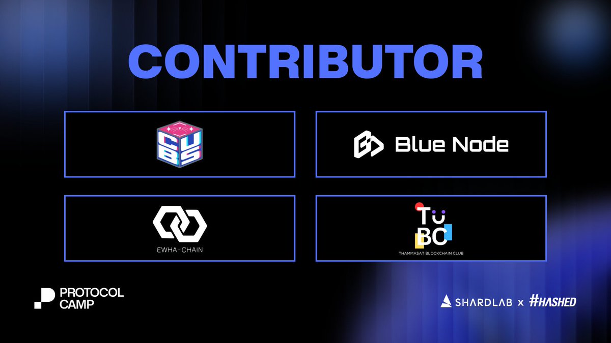🌐 Shaping the Future of Web3 Together

Protocol Camp 2025 isn’t just about learning. It’s about building the future of Web3, together.

We’re grateful for the student groups and builder communities contributing to this vision:

🔹 Chulalongkorn University Blockchain Society
🔹