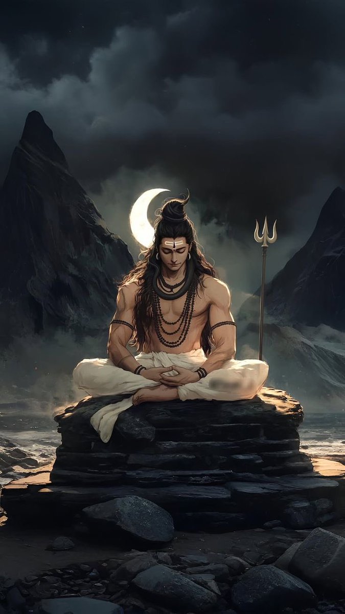_blessingwave's tweet photo. Har Har Mahadev — the call of eternity. 🔱 https://t.co/gyUiweFSMF