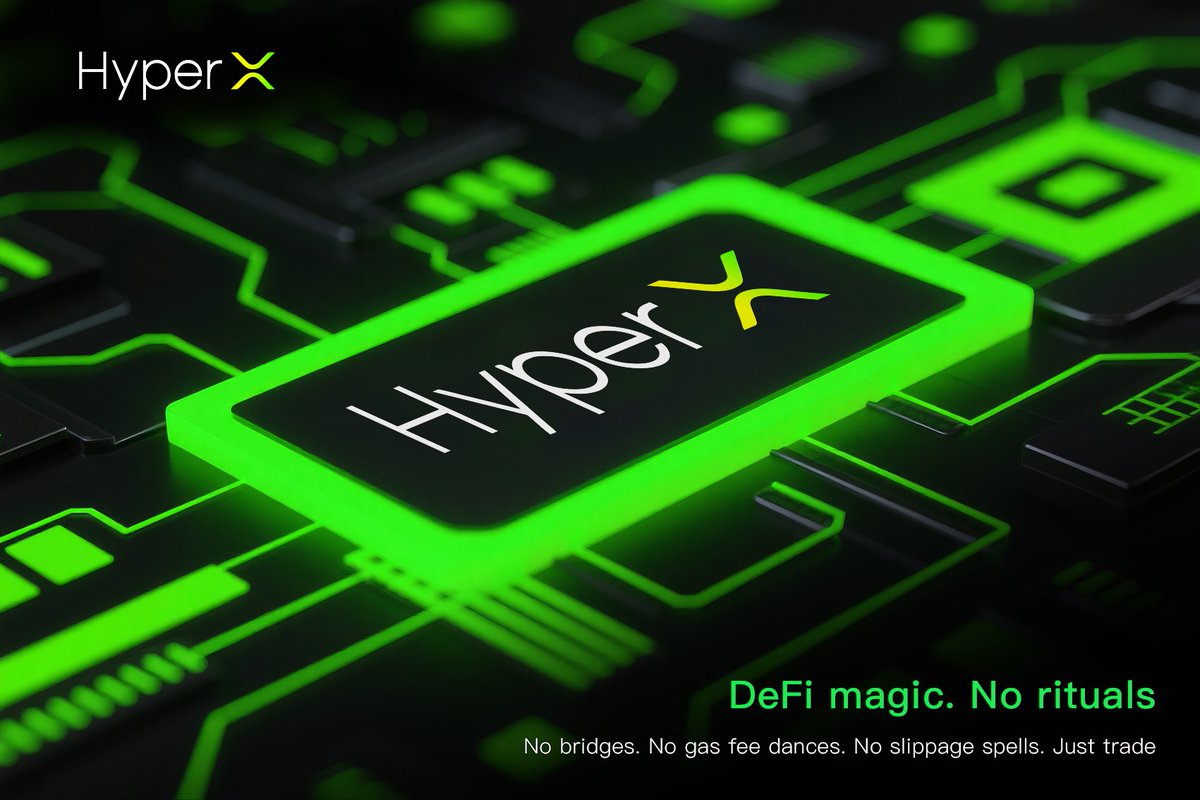 DeFi magic. No rituals.
No bridges. No gas fee dances. No slippage spells. Just trade.
#HyperX #DeFiWizardry #AbstractionMagic #RitualFreeTrading #Web3UXWins #NoMoreSpells