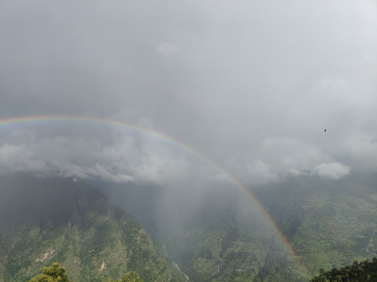 KcSabbu's tweet photo. इन्द्रेणी 

#gorkha#rainbow#nature https://t.co/ko3NF3Cu8Q