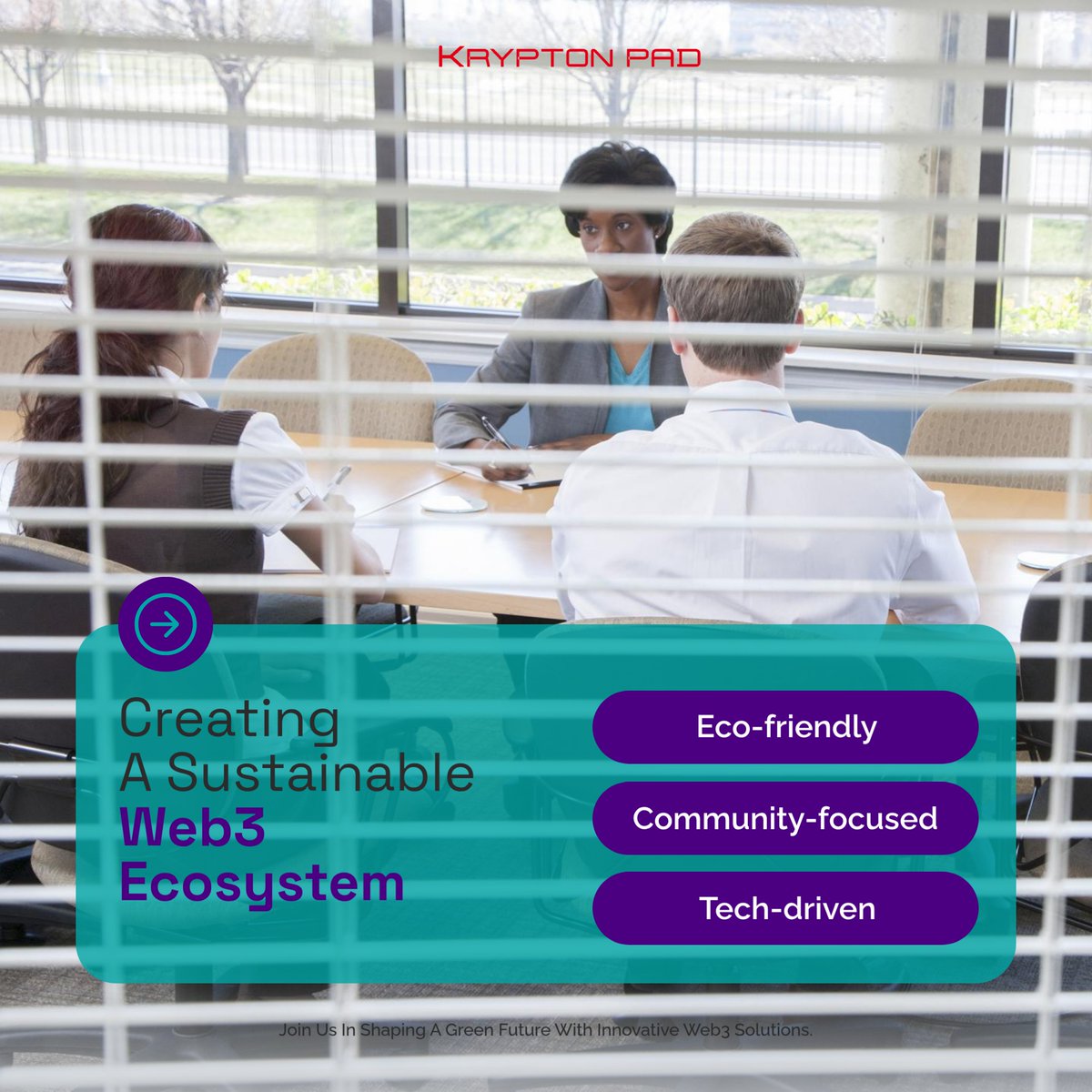 KryptonAIPad's tweet photo. In Web3, sustainability means integrating eco-friendly practices into blockchain development. 🌍💻 By prioritizing energy efficiency and ethical governance, we can foster innovation while protecting our planet. Join the movement!

#Web3Marketing https://t.co/vDaVyAPumF