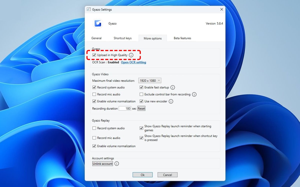 We have added a "High-Quality Mode" to Gyazo for Windows and macOS. With this new mode, you can upload images up to 10MB while maintaining their original quality. We recommend this for sharing detailed designs or high-resolution game screenshots. Please give it a try.