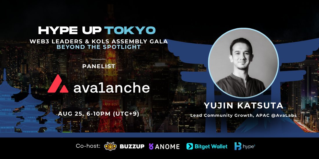hype 3 (@hype3_marketing) on Twitter photo 🎙 Meet our panelist and sponsor <a href="/avax/">Avalanche🔺</a> for the Web3 Leaders & KOLs Assembly Gala: Beyond the Spotlight
🔗 lu.ma/5yogyfi3
Yujin Katsuta is the APAC Community Growth Lead at <a href="/AvaLabs/">Ava Labs 🔺</a>
Avalanche is the fastest smart contract platform in the blockchain industry, powering a 🎙 Meet our panelist and sponsor <a href="/avax/">Avalanche🔺</a> for the Web3 Leaders & KOLs Assembly Gala: Beyond the Spotlight
🔗 lu.ma/5yogyfi3
Yujin Katsuta is the APAC Community Growth Lead at <a href="/AvaLabs/">Ava Labs 🔺</a>
Avalanche is the fastest smart contract platform in the blockchain industry, powering a