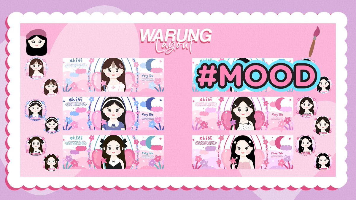 warunglayout's tweet photo. — help RT thankyou 🎐✨

hi guys aku ada layout ready stock chibi baru, bisa langsung kalian order sekarang juga 💖

price : 25.000
get 2 ava 🎀
free replacement text 

Dm for order…💬
{ #zonauang #zonaba } https://t.co/rkWboachTw