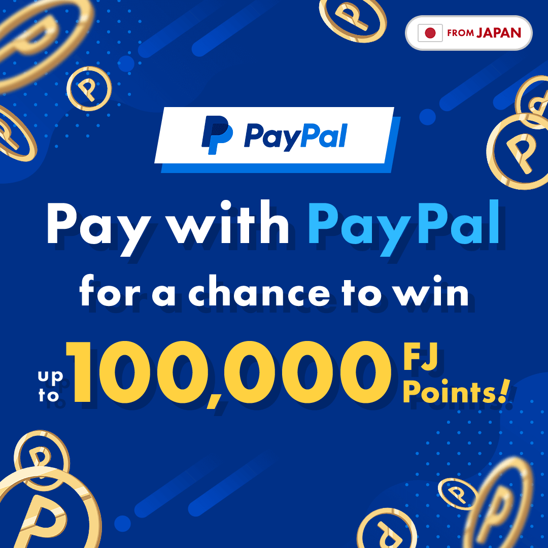 💙 NEW EVENT: Use PayPal when making your purchase on FROM JAPAN and you could be eligible to win up to 100,000 FJ Points! 💸 Find more details here &gt;&gt; rebrand.ly/OneMapCPPageTw…

#japanshopping #fromjapan