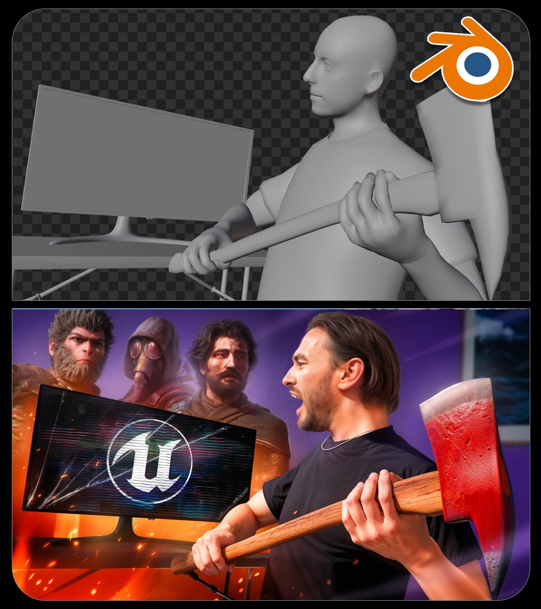 Yo,  none GTA thumbnail 💥

I’m surprised that some people think that just because I mostly make works in the GTA style, it means I can’t work in other styles

Guys, I’ve been making thumbnails for almost 3 years I’ve done everything

Open for work 📩