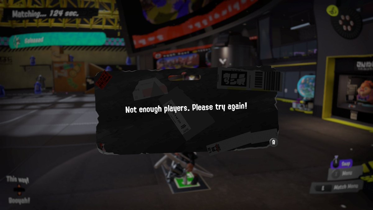 SCREW THIS GAME! I QUEUED 12 TIMES! GOT ONLY ONE GAME, LOST IT! I AM A DECENTLY HIGH POWER AND I ONLY NEED ONE WIN TO FINISH MY PLACEMENTS, NOW I'M GOING TO BED PISSSED OFF! #Splatoon3