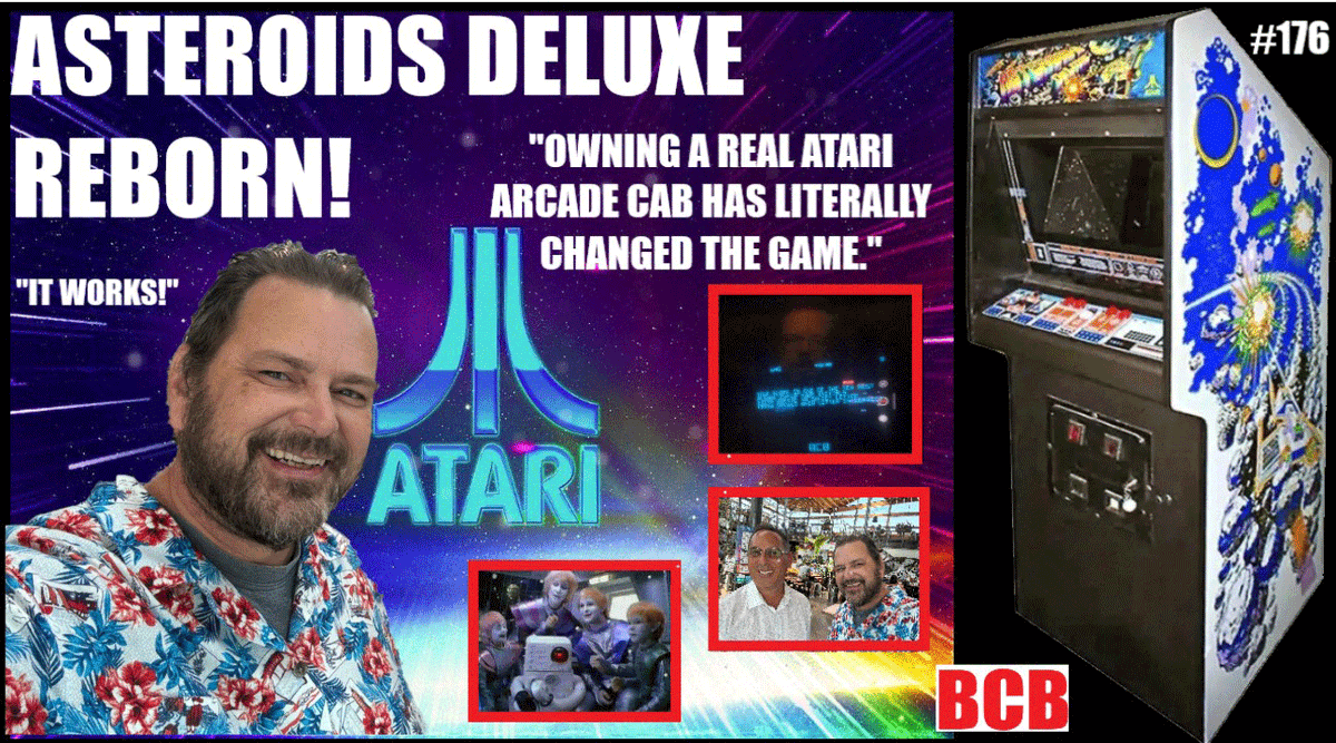 ballistikcoffee's tweet photo. FRI 8/22 on #BCB! #AsteroidsDeluxe Reborn! Guess what? My #Atari #ArcadeCab is now working! Suddenly. This sparked some mega #nostalgia & Im left with something very cool & special from the height of #gaming history! Join me on my journey! #Asteroids Link: https://t.co/2atyAJBAAi https://t.co/Gb94VrDpil