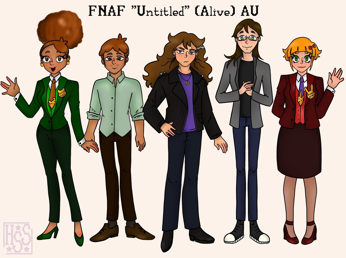 HumanSoulSama's tweet photo. -Fnaf "Untitled" (Alive) AU: Emily and Afton children-
-Decided to jump in on this and did a take on it-
-I’ll do a description on each of them later-
-Enjoy 😎-
#fnaf #fivenightsatfreddys #charlieemily #sammyemily #michaelafton #thecryingchild #elizabethafton https://t.co/VDuk4Lrit9