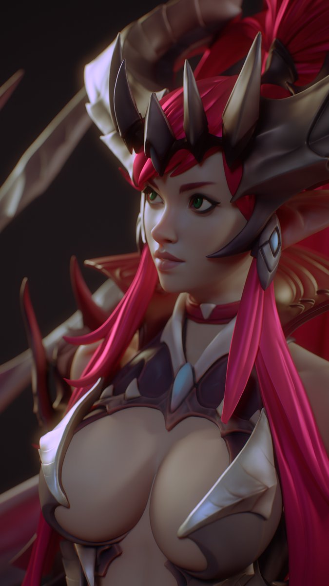 She came out nice! Def worth waiting 8 years for Toolbag 5. It's actually crazy how far we've got with realtime engines today.  Artstation link below ⬇️⬇️⬇️ I added bunch of old WIP shots, now funny to see all the mistakes I did without realising it. Rendering fixes most