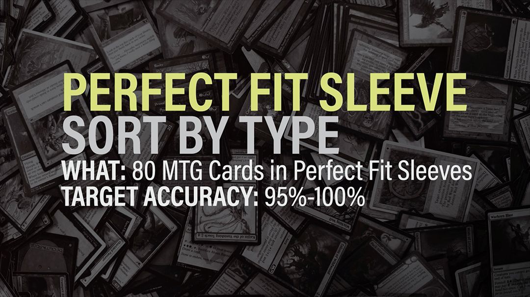 🛡️ Sleeved cards? ✅
CardMill sorted 80 MTG cards by type in perfect fit sleeves at 93% accuracy.
🎥 Watch the demo: youtu.be/tL3IrtjXV8A
👉 Join the Kickstarter: tinyurl.com/eu624jht

#CardMill #MTG #TCG #ScanSortDone