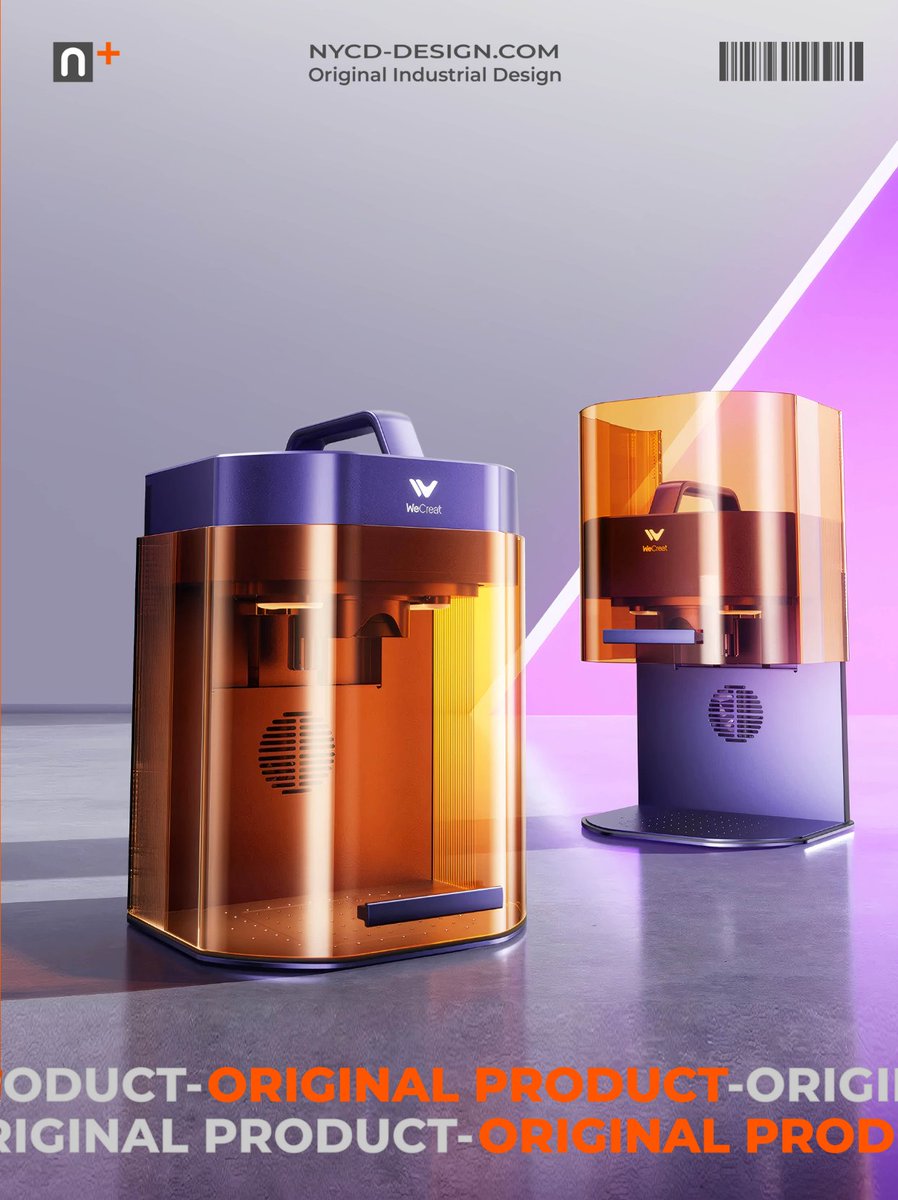 nycd_design's tweet photo. 💜给 WeCreat 设计的工业设计项目落地！把激光雕刻机从传统北美创客车库，搬上DIY Craft Fair，成为摆摊吸睛焦点。#WeCreatLumos 不只是好看，更是属于激光木雕爱好者、加工商们的时尚宣言。✨#工业设计 #产品设计 #产品创新 https://t.co/pemnF8ELhy