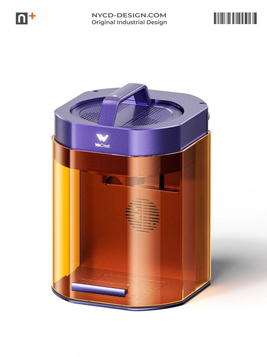 💜给 WeCreat 设计的工业设计项目落地！把激光雕刻机从传统北美创客车库，搬上DIY Craft Fair，成为摆摊吸睛焦点。#WeCreatLumos 不只是好看，更是属于激光木雕爱好者、加工商们的时尚宣言。✨#工业设计 #产品设计 #产品创新