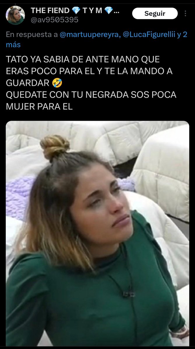 LauuuuL's tweet photo. Paso lo que tenía que pasar
Se dieron cuenta de su fantasía y ahora la pasaran a odiar
#FreeMartina de estos deglutidores seriales de pe nes https://t.co/oSaCSSkWHL