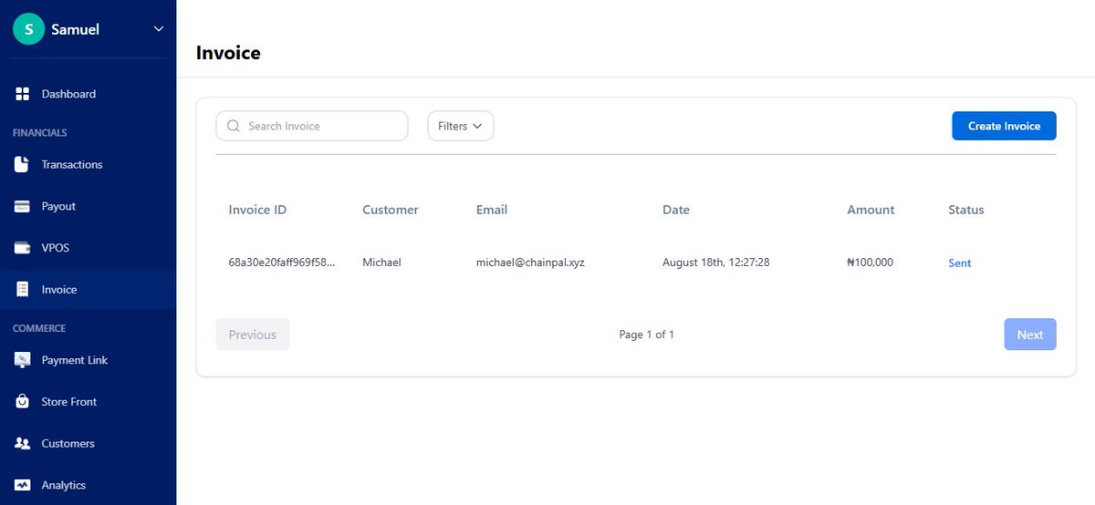 Samlanny_TheNew's tweet photo. Creating invoices and receiving crypto straight to your local currency has never been this easier!
With @ChainPalHQ, you can generate professional invoices in seconds and get instant payouts straight to your bank.

Zero deposit fees.
No crypto knowledge needed.

#ChainPal https://t.co/JMrFDhsjQr