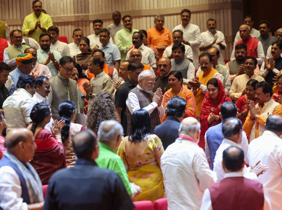 Narendra Modi (@narendramodi) on Twitter photo Participated in the NDA Parliamentary Party Meeting in Delhi this morning. Happy to see the enthusiasm in favour of Thiru CP Radhakrishnan's candidature for the Vice Presidency.
<a href="/CPRGuv/">CP Radhakrishnan</a> Participated in the NDA Parliamentary Party Meeting in Delhi this morning. Happy to see the enthusiasm in favour of Thiru CP Radhakrishnan's candidature for the Vice Presidency.
<a href="/CPRGuv/">CP Radhakrishnan</a>