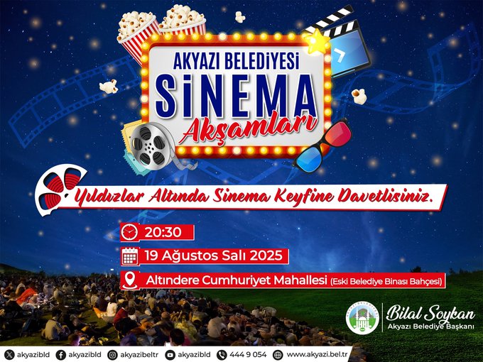 Sakarya’da Sinema Akşamları Devam Ediyor