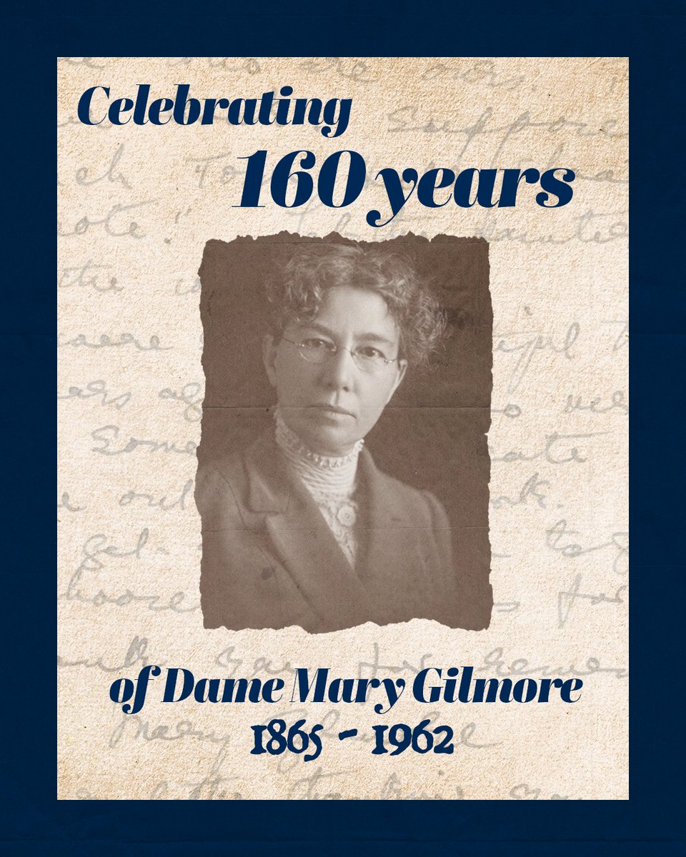 AWUnion's tweet photo. This week, we celebrate 160 years since the birth of poet, journalist, and proud AWU member Dame Mary Gilmore.
Mary was born in Goulburn, NSW, but spent most of her working life in Sydney, editing the women's section of The Worker from 1908 to 1931. #AWU #AWUnion #ausunions https://t.co/lWhGVjU4Gv