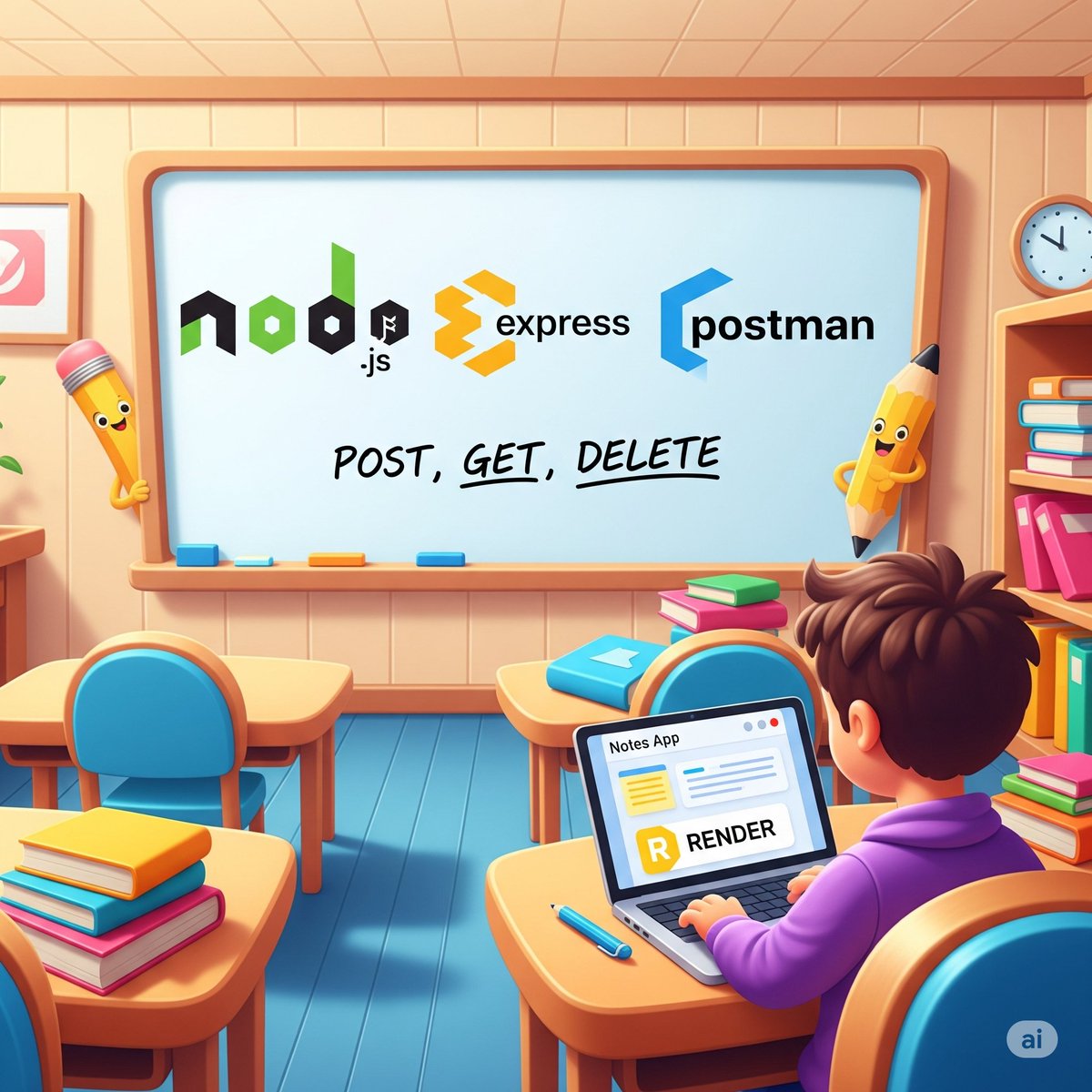 sumit_7521's tweet photo. 🔹X Tweet (Day 32 – Self Progress)
On Day 32 at KODR Bootcamp 🚀
Learnt Node.js &amp; Express with Ankur Bhaiya. Built a Notes App (POST/GET/DELETE) &amp; deployed it on Render. Full-stack vibes!
#KODRBootcamp #NodeJS #Express https://t.co/DdZ372EOOw
