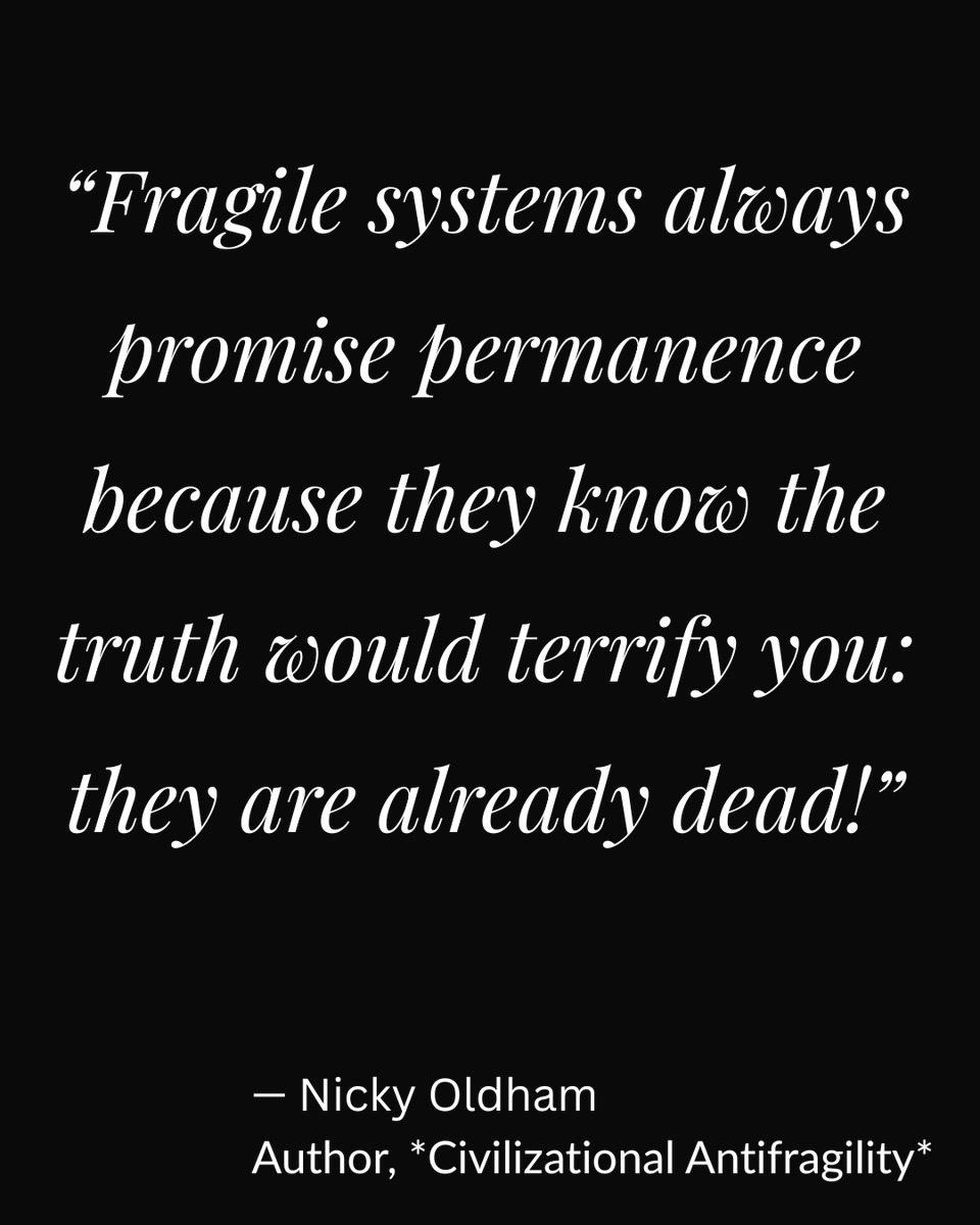 NickyMorePower's tweet photo. I’ve shared 1 quote from my book below: each a seed of the system. 
If they resonate, comment BRAVEHEART and I’ll send you the link.
〰️Nicky Robert | Author, Civilizational Antifragility https://t.co/sPZExKI9su