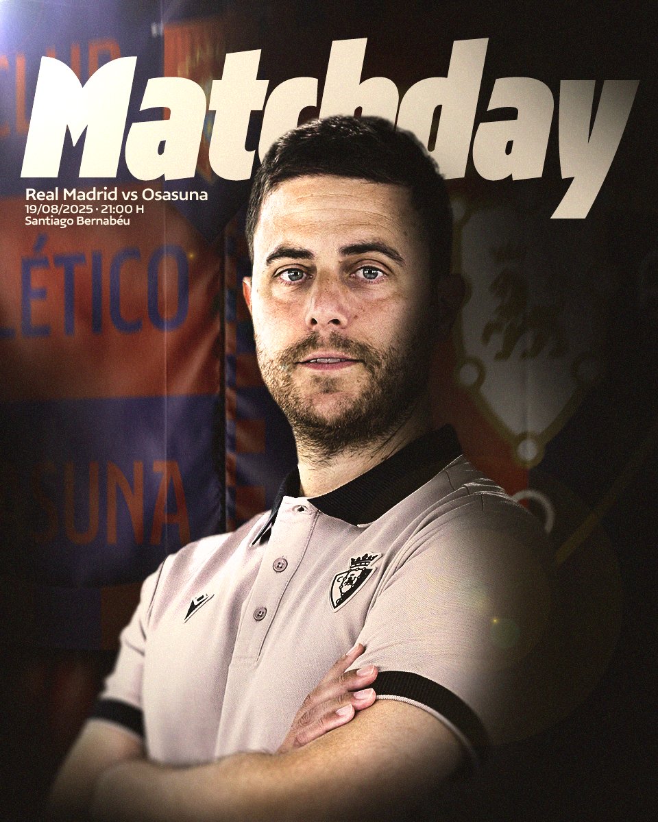 Osasuna's tweet photo. MATCHDAY

Vuelve Osasuna.
Comienza una nueva temporada.

#RealMadridOsasuna https://t.co/jw61M0A0lS