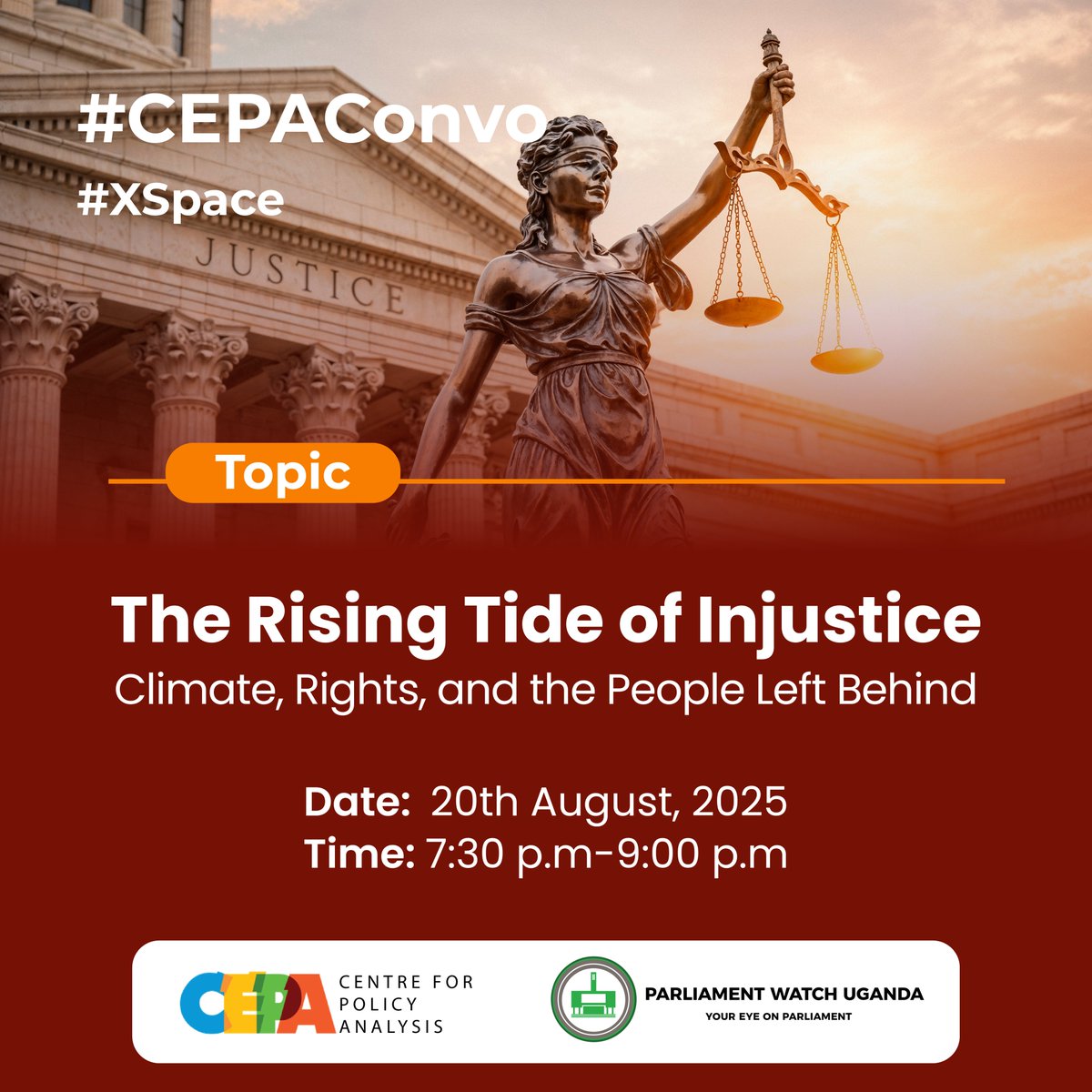 centre4policy's tweet image. Who protects those forced to flee by droughts, floods &amp;amp; rising seas?

Tomorrow at 7:30PM, the 43rd #CEPAConvo will unpack the intersection between the climate crisis and human Rights.

Save the date: 🔗 x.com/i/spaces/1OdKr…
#CEPAProgramming