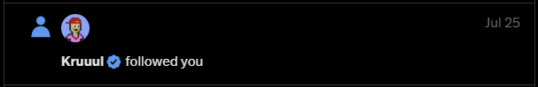 looking back in hindsight, getting a follow by <a href="/kruuul/">Kruuul</a> is like getting a follow by the king meeg, the one thing i have in common with the king meeg is that we both appreciate the <a href="/beeple/">beeple</a> art that has featured <a href="/Nakamigos/">Nakamigos</a> 

meego doesn't need institution, we are the institution!