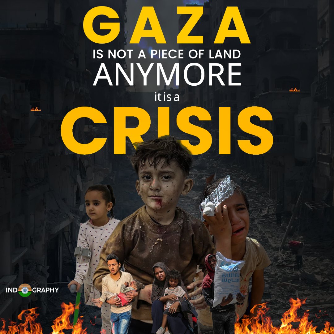 Indography_IN's tweet photo. Each image of a starving child in Gaza is a reminder of absolute failure of the world's leaders. Humanity is witnessing a profound betrayal.

 #WorldHumanitarianDay https://t.co/G9bLVV0Tl8