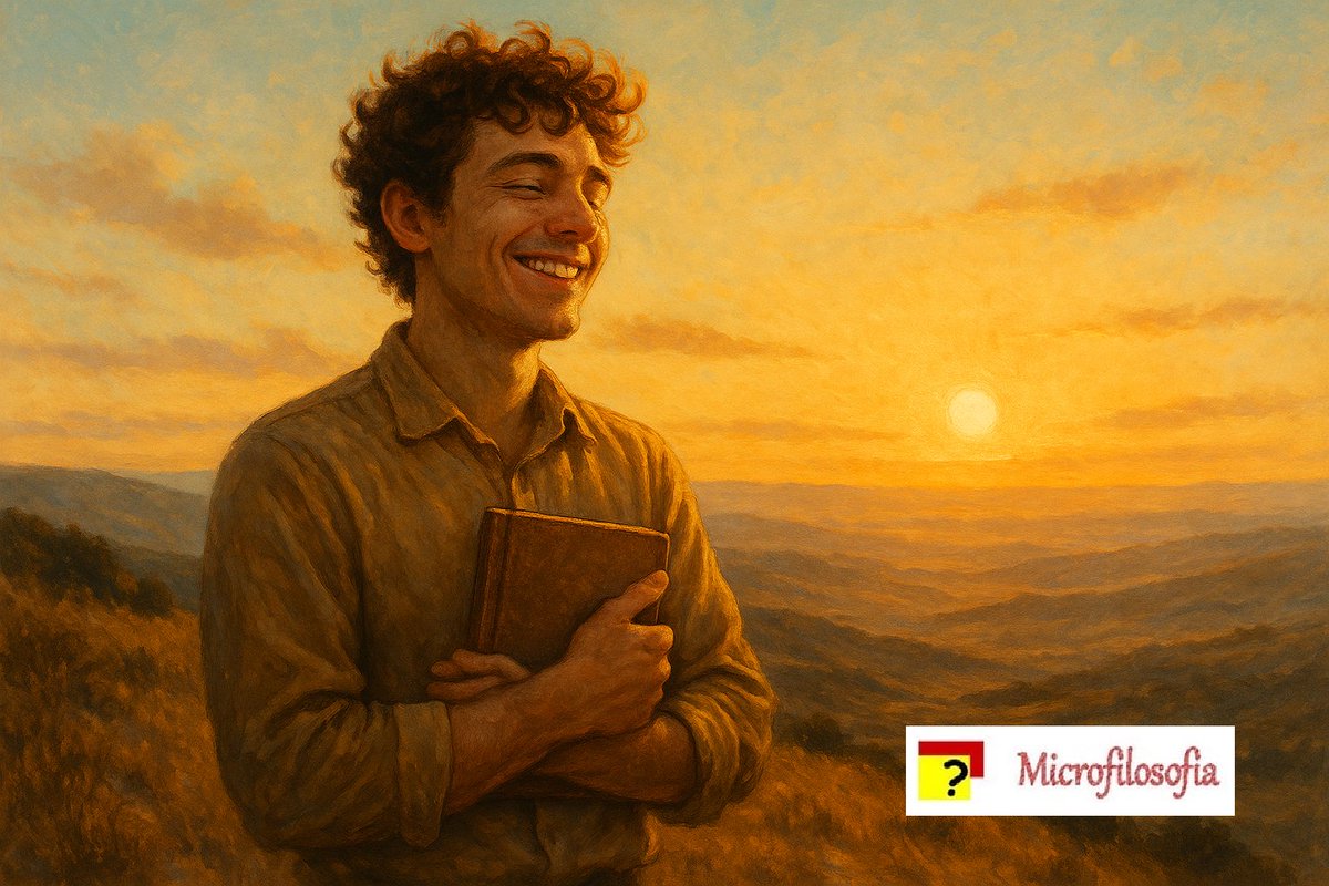 MCFilosofia's tweet photo. Disfruta la serenidad de la filosofía con https://t.co/w6TM9ksF4N. Este joven abraza la sabiduría al atardecer, invitándote a explorar la filosofía moderna y el aprendizaje autodidacta. ¡Inspírate hoy! #librosfilosofiaactual #filosofiamoderna #filosofiaautodidacta #filosofia #lectura #autodesarrollo
