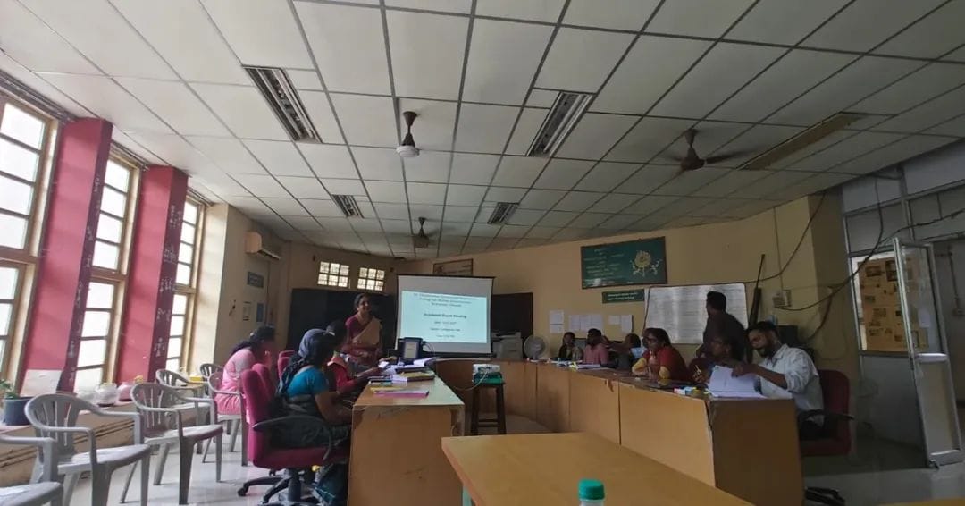 Wptchennai's tweet image. H Scheme Curriculum Revision Meeting
🗓 17 July 2025 | ⏰ 2:15 PM

&quot;Focused on updating and enhancing the curriculum to meet industry needs and improve learning outcomes.&quot;
#CurriculumReform #PolytechnicEducation #SkillBasedLearning #IndustryReady