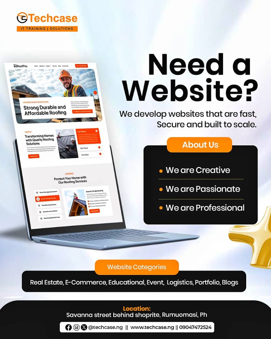 Techcase_ng's tweet image. Your business needs a website – let’s build it!
At Techcase, we create sleek, secure, and custom sites that showcase your brand, drive sales & stand out online.
📞 Call/WhatsApp: 0904 747 2524
🌐 techcase.ng
#Techcase #WebDesignExperts #fyp #tiktokviral #AI #tech