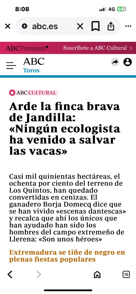 Ya, pero han ido los toreros, los novilleros, los maletillas, los alumnos de las escuelas taurinas y los aficionados, ¿no?