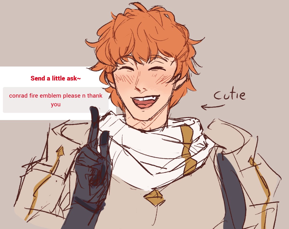 awwww what a throwback i color picked one of my old conrad art for this used to draw this guy all the time