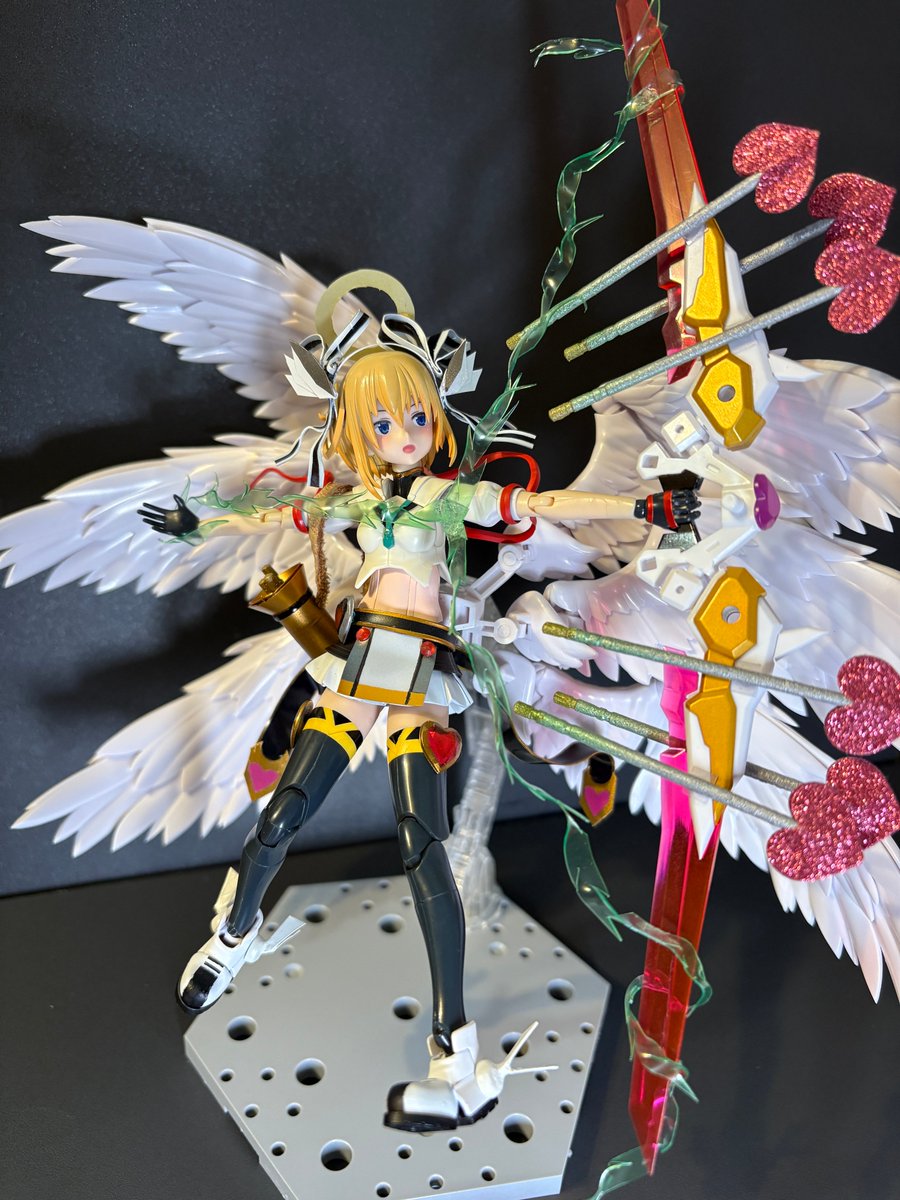 Nociel in girlpla form!

It's been 2+ years since I started this project. Pretty ambitious for my 1st kitbash. I experimented with a lot of materials and I took a lot of hiatuses, but I think I can say it's completed (at least 99%). 

#メガミデバイス #cf_vanguard #ヴァンガード