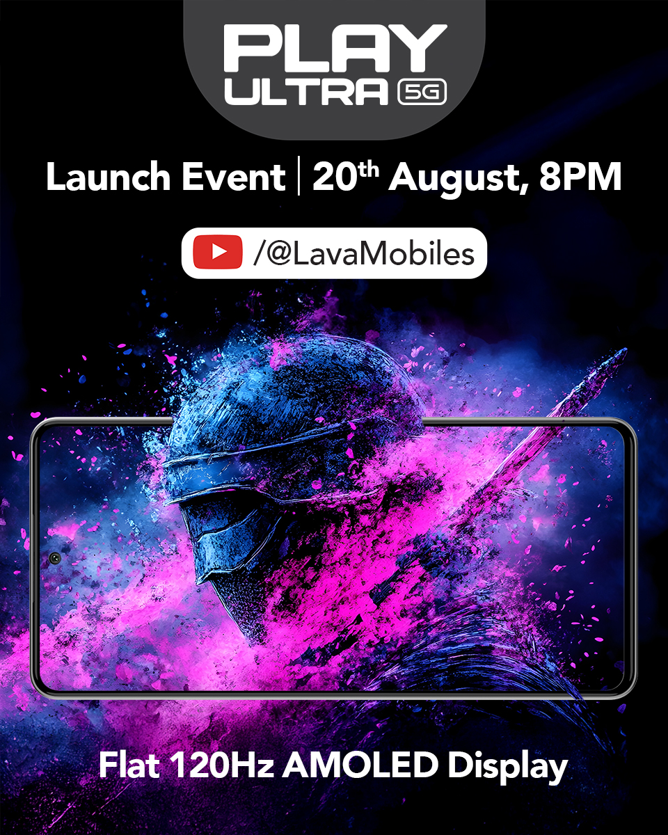 LavaMobile's tweet photo. Shhh… only the OP squad knows. 🤫
The beast is about to arrive! 🔥
Join the Launch Party tomorrow at 8PM on our YouTube channel & snag your chance to be 1 of 3 winners of the all-new Play Ultra 5G.
You excited to join us for the launch?
Comment below 👇🏻 https://t.co/CzQv2QNTEP